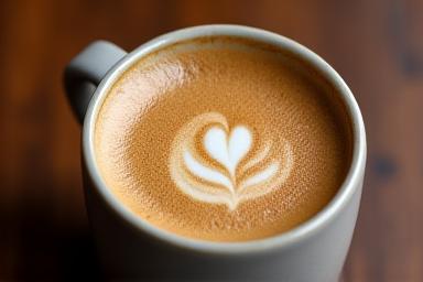 Espresso con espuma cremosa